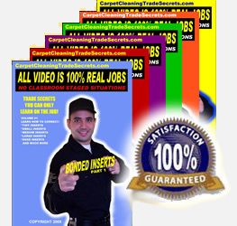 All Volumes CCTS Free Carpet Cleaning Training Videos and DVD's