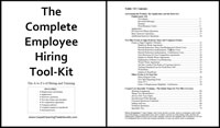 Employee Hiring Tool Kit